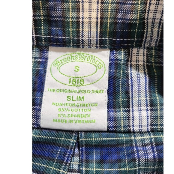 Brooks Brothers Men's Linen Shirt Regent Fit Long Sleeve‎ Classic Fit Size S - Picture 9 of 11